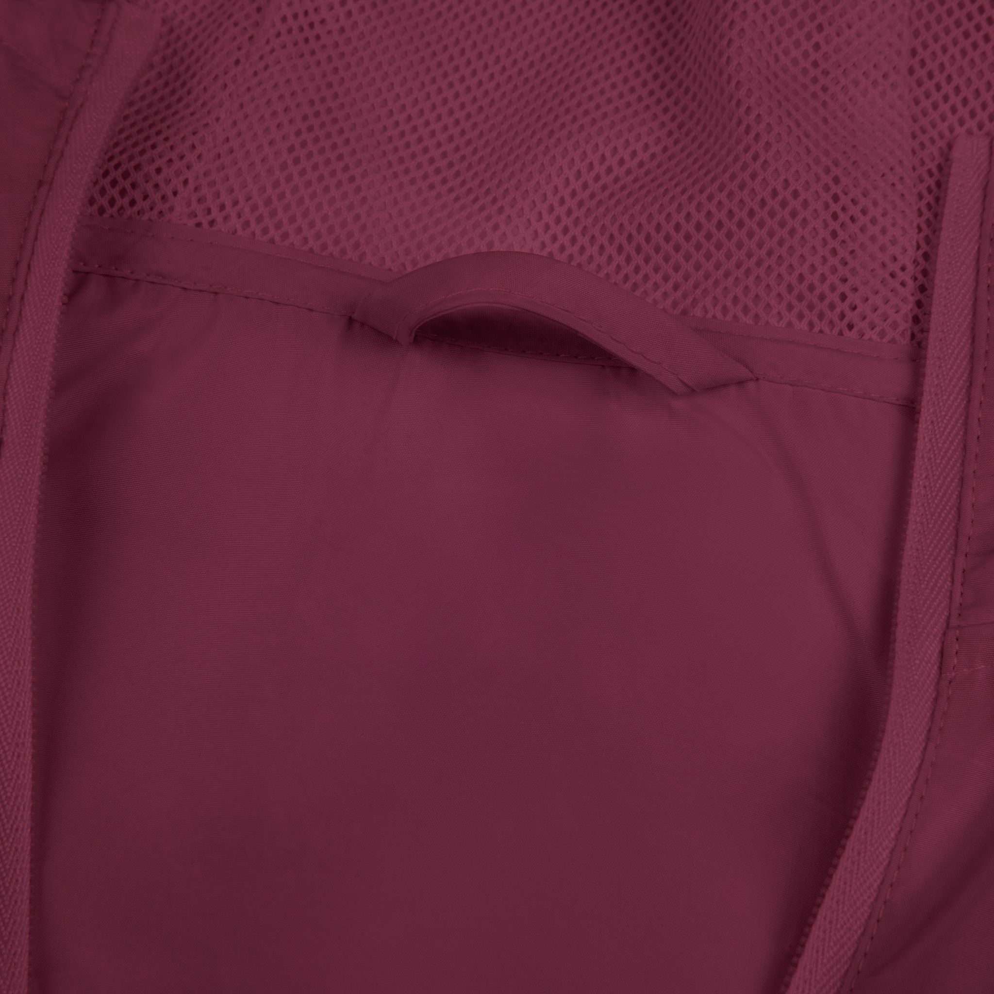 Windbreaker Jacket — Minimal Logo White Hooded Windbreaker