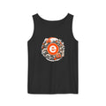 Eco Circle Floral Tank Top — Vintage Orange Emblem Graphic