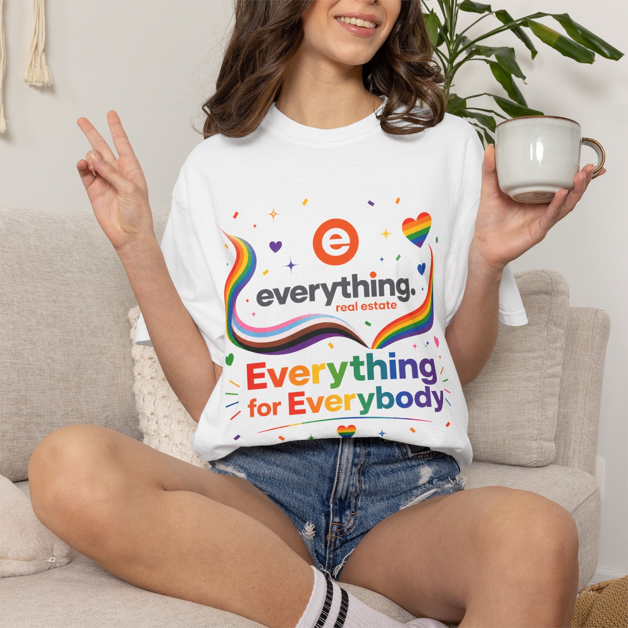 Everything Real Estate “Everything for Everybody” Pride T‑Shirt