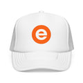 Trucker Hat - Minimal Orange “e” Logo Foam Cap