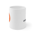 Mug — Minimal Orange "e" Logo Coffee Cup