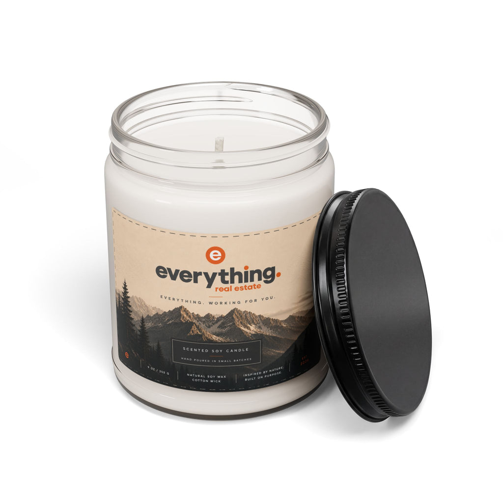 Soy Candle — Clean Cotton Scent 9oz