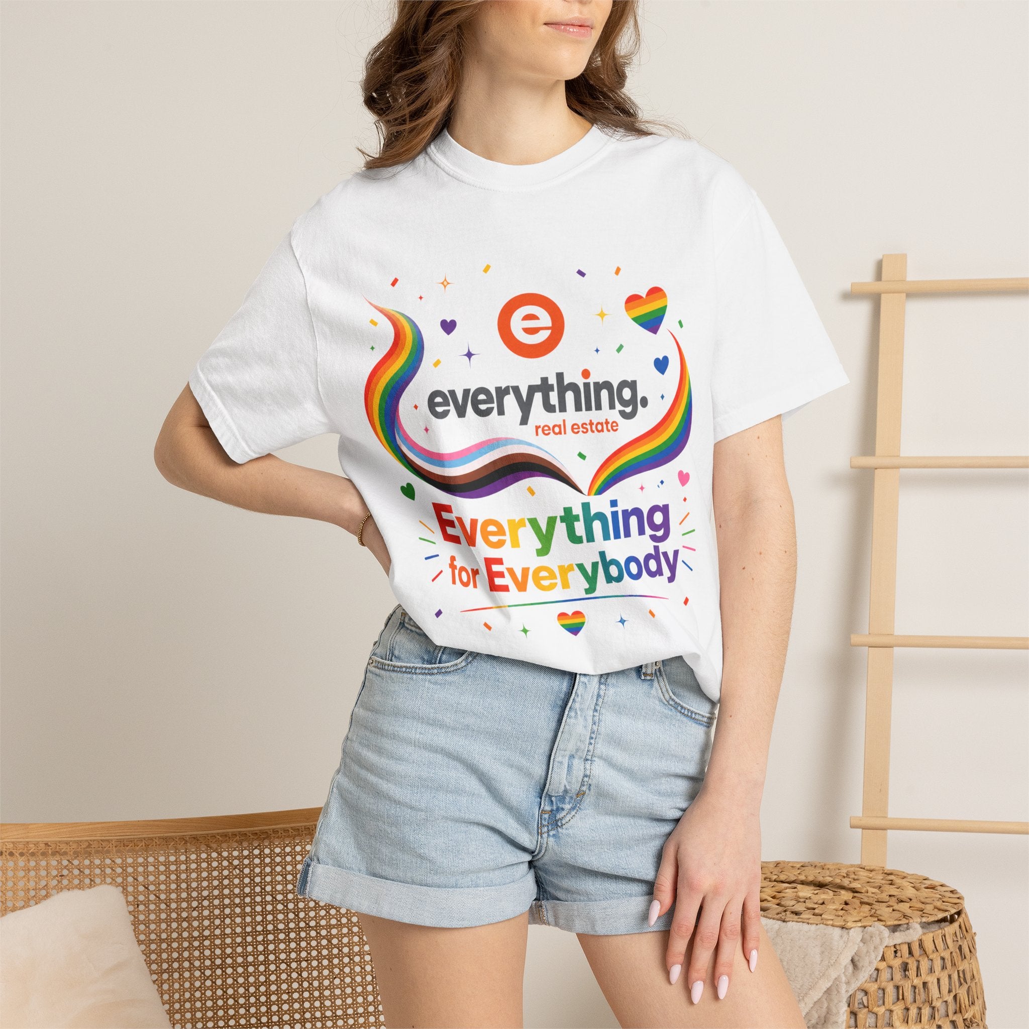 Everything Real Estate “Everything for Everybody” Pride T‑Shirt