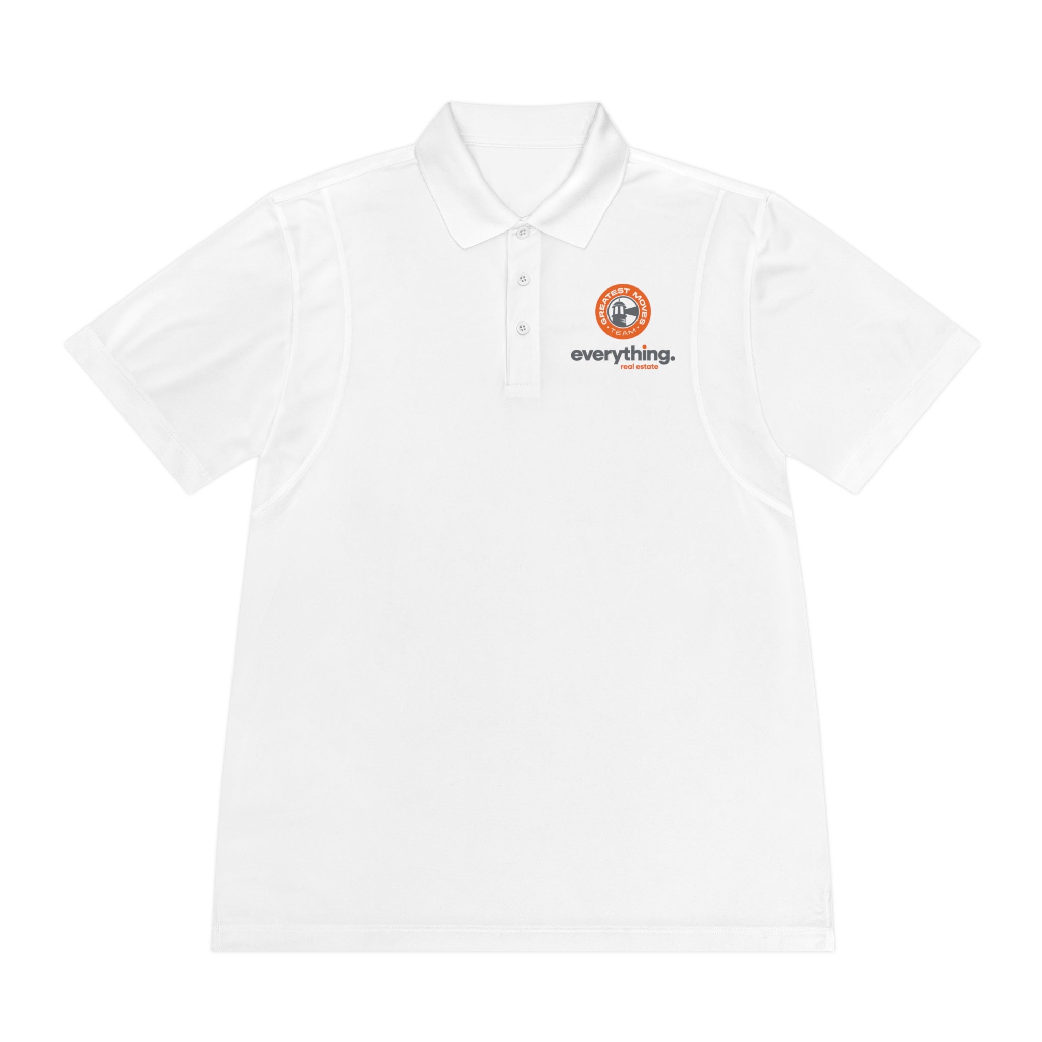 Sport Polo Shirt - 'everything.' Logo Performance Golf Polo