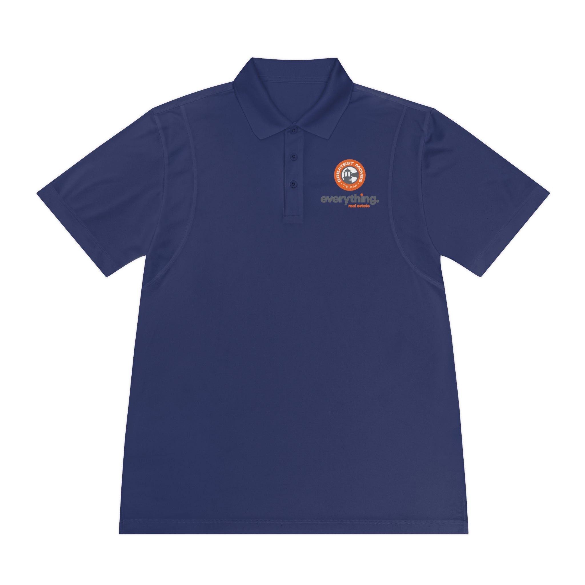 Sport Polo Shirt - 'everything.' Logo Performance Golf Polo