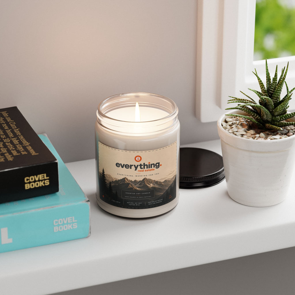 Soy Candle — Clean Cotton Scent 9oz